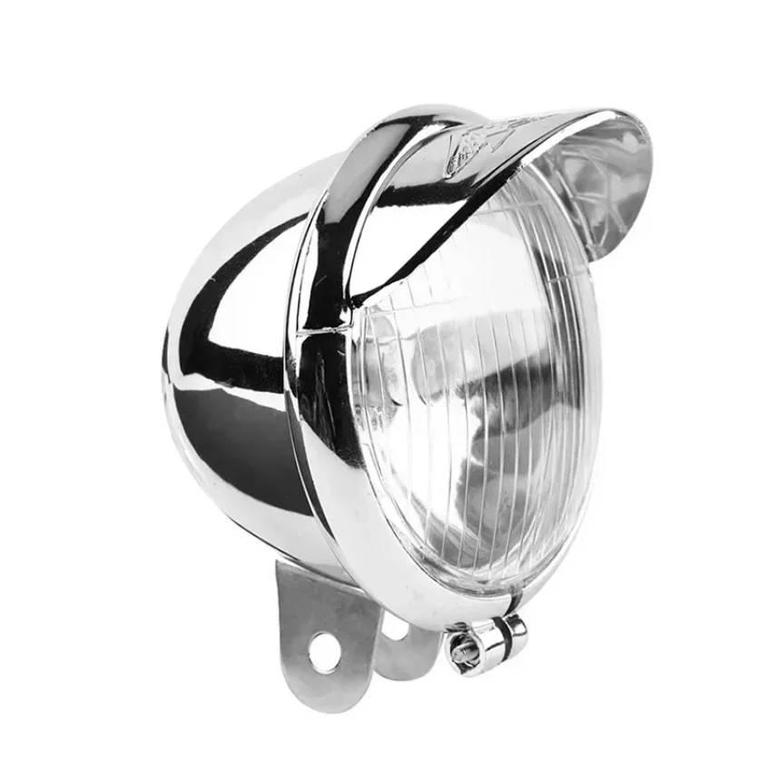 1Pc Motorcycle Front Auxiliary Light Black Chrome GN 125 Side Light Accessories External Headlight CM 125 Side Light