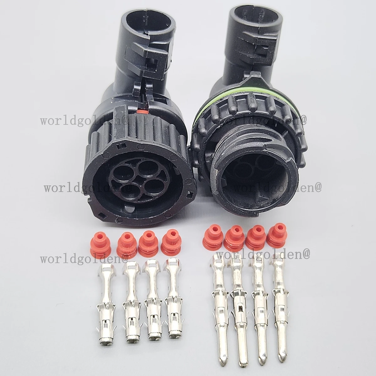 4Pin Circular Connector Set 1-967325-1 1-967402-1 for Universal Vehicles Aging External Wire Harness Renewal car connector