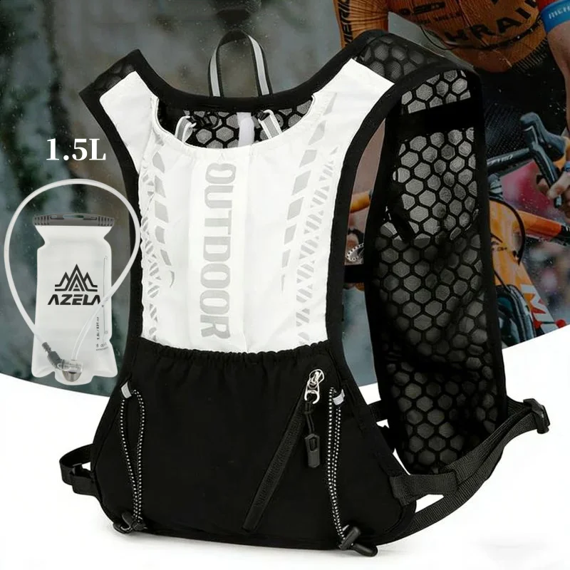 

Running Bag Hydration Vest Backpack Reflective Outdoor Cycling Backpack Climbing Hiking Sports Running Bag Option Water Bag