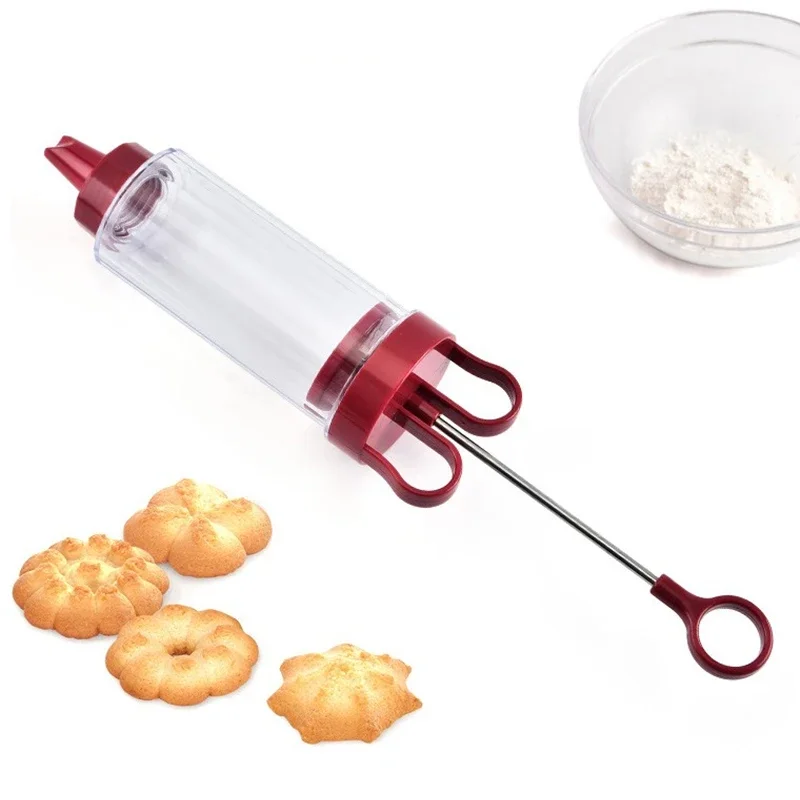 Cookie Cream Cake Press Decorating Gun Set Candys Biscuit Icing Piping Nozzle Pastry Dessert Butter Syringe Kitchen Baking Tools