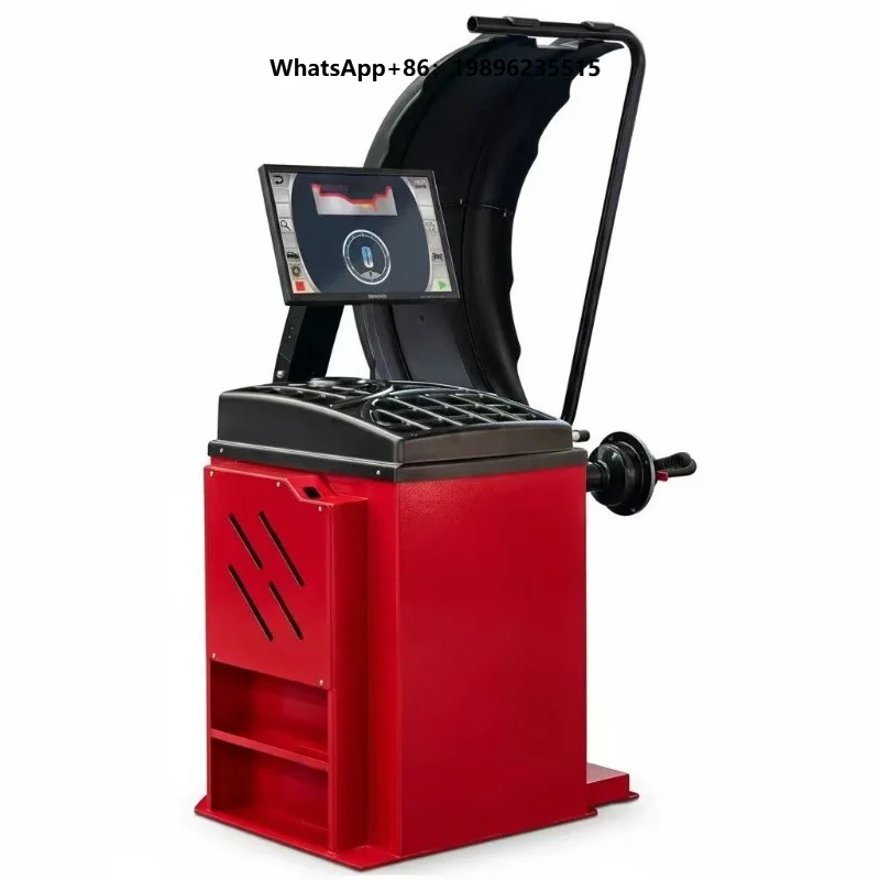 Luxury Fully Automatic Wheel Balancer With Touch Screen  Positioning Spindle Self-locking Tire Balancing Machine