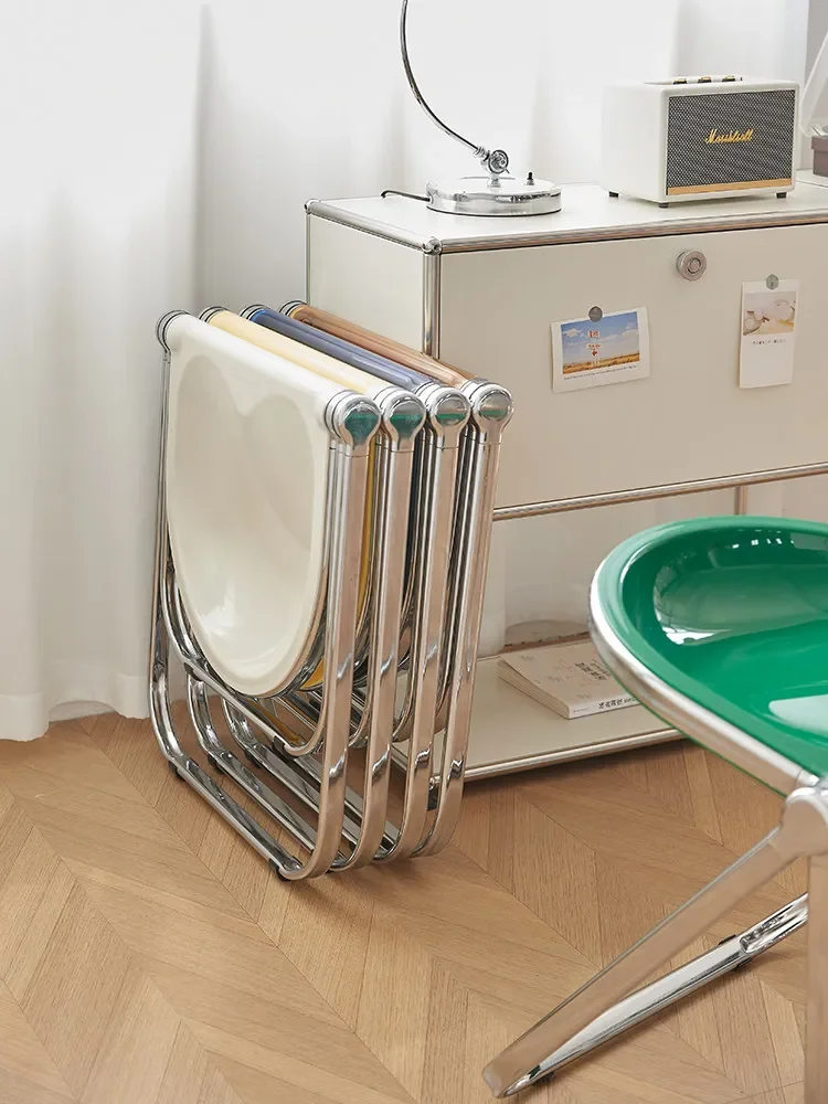 Foldable Lightweight Stool Portable Space-Saving Design Perfect for Home Outdoor Camping Picnic