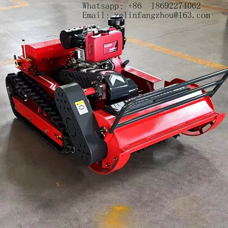 CE EPA Cordless Automatic Robotic Lawn Mower Industrial Small Crawler Remote Control Self Propelled Heavy Duty Pro Kit