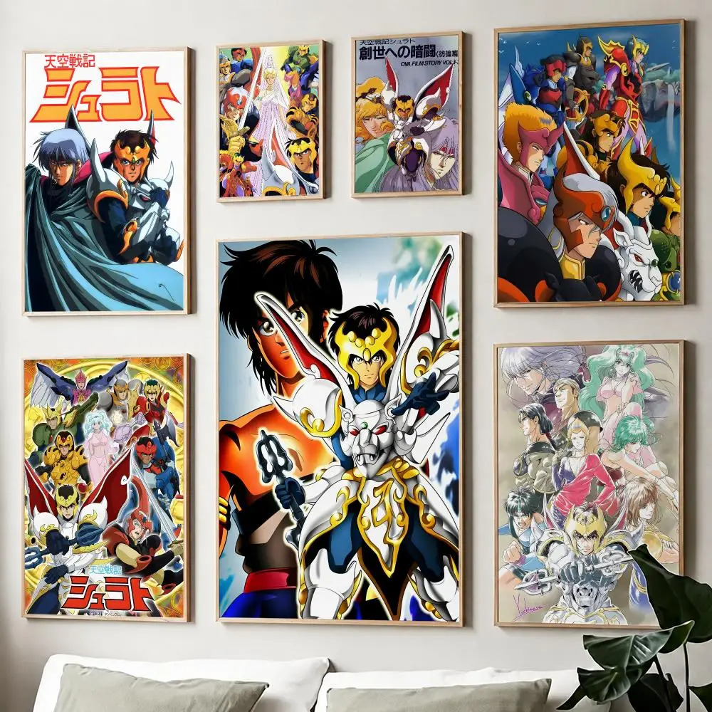 Legend of Heavenly Sphere Shurato Anime Poster Home Living Bed Room Bar Hallway Sticky Wall Printing Waterproof Aesthetic Decor