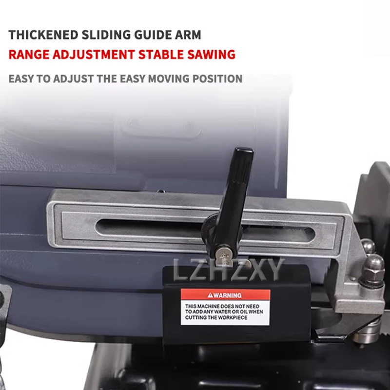 HX-150 Metal Band Saw Portable 45° Cutting Machine Multi Function Pipe Material Steel Cutting Band Saw Woodworking Machine