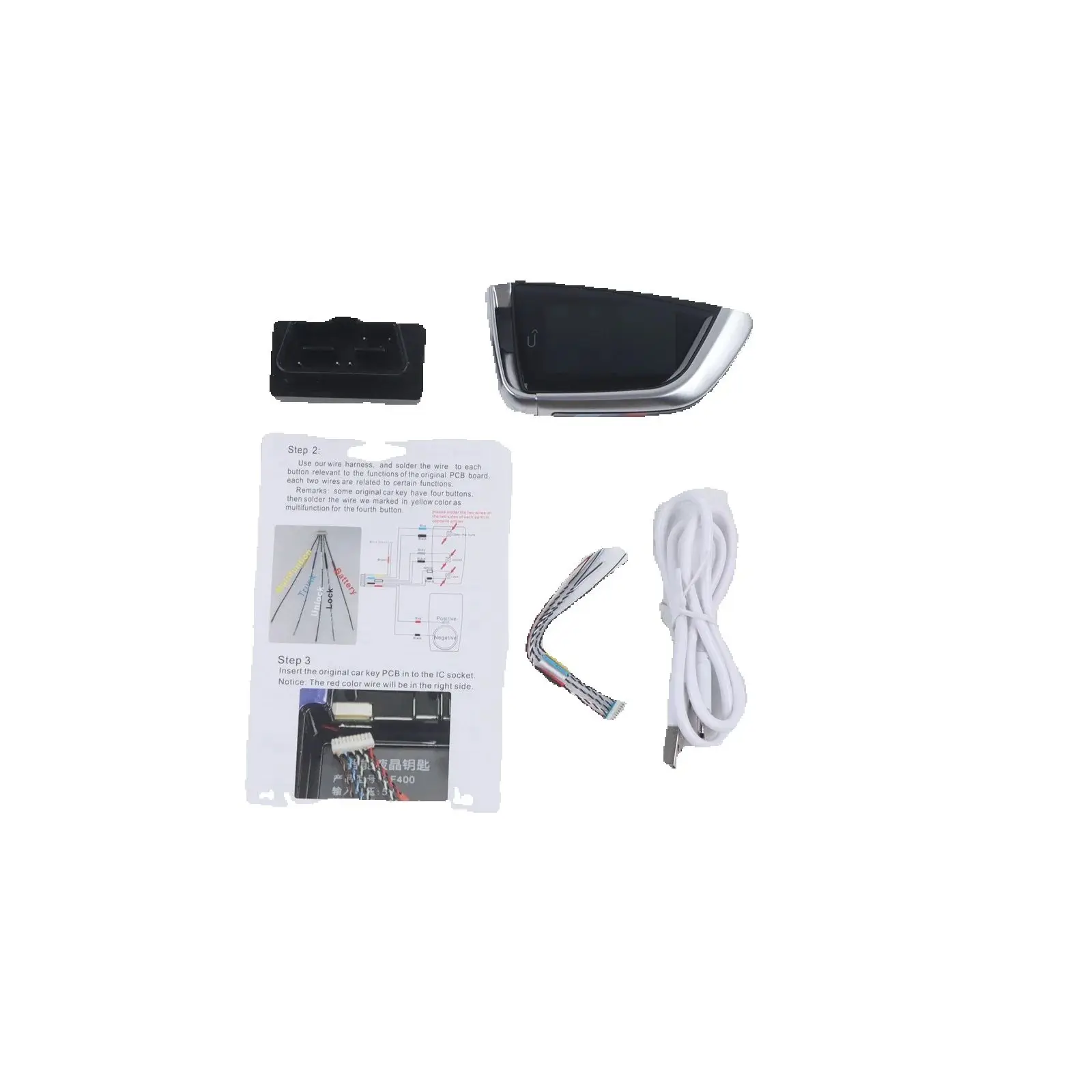 

1Pc Smart Car Key FOR Generic Vehicle Models High Frequency 433MHz