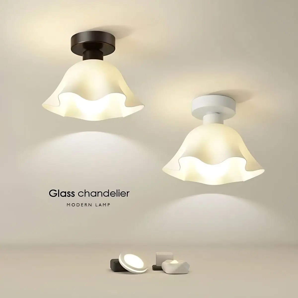 Lâmpada de teto elegante para corredor, varanda, banheiro, design simples, luz LED