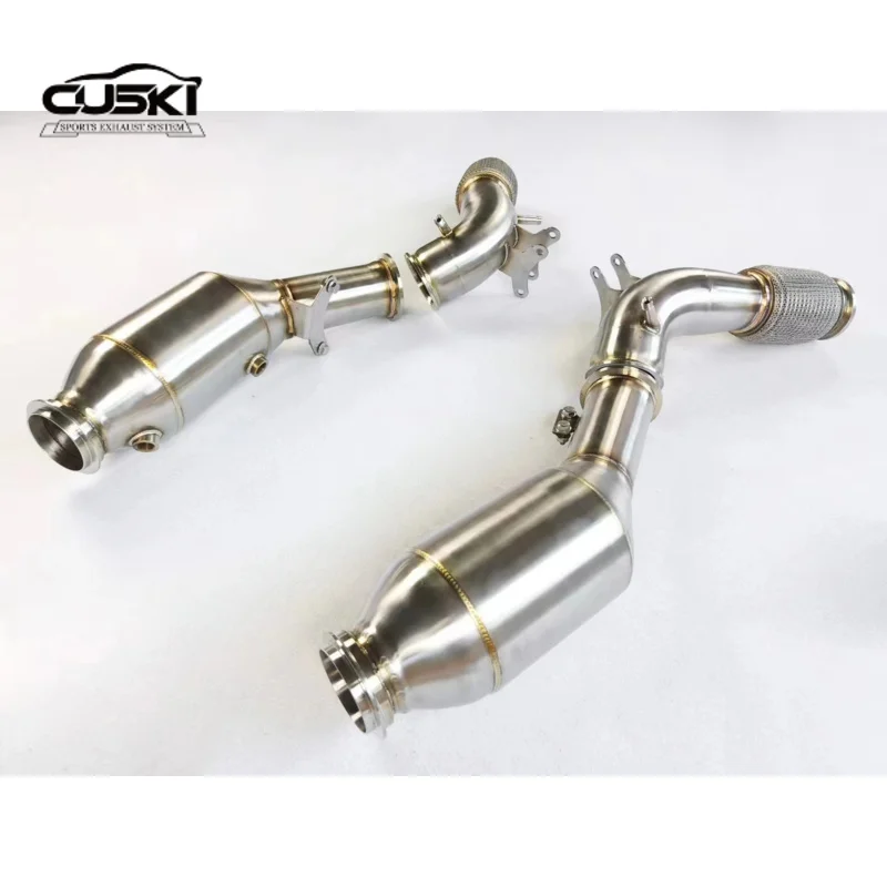 High flow exhaust pipe, fit for Maserati MC20 quality stainless steel car accessories exhaust pipe, increased power