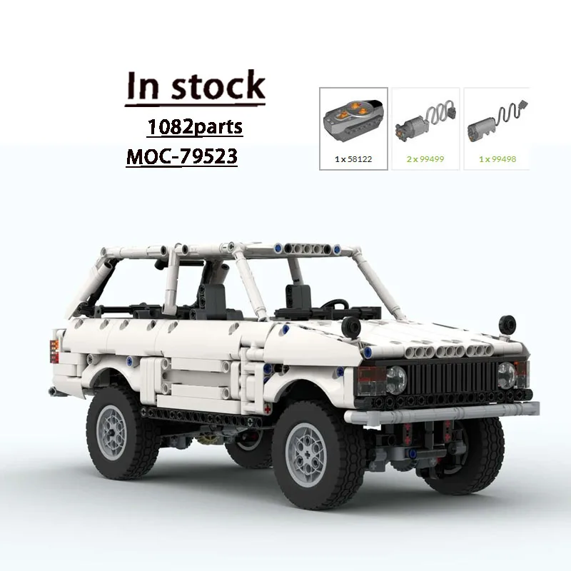 

MOC-79523 New Sports Iconic Supercar Assembly Model 1082 Parts Creative Boys' Children's Birthday Building Block Toy Gift