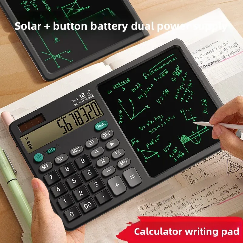 ZH70 new desktop calculator financial accounting arithmetic office writing draft memorandum writing board