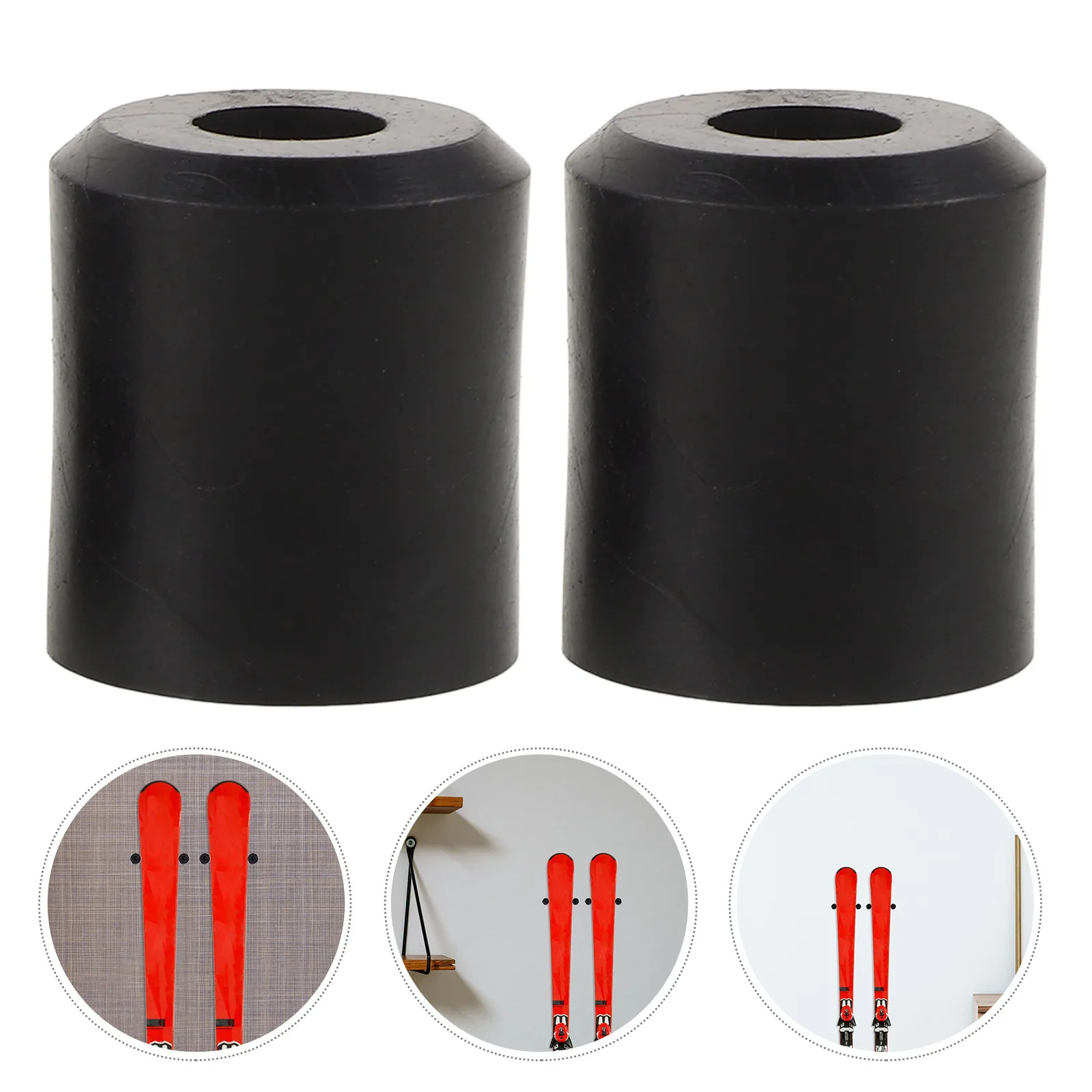 

Комплект из 2-х вертикальных настенных крючков-держателей для сноубордов, прочный резиновый материал, экономия места, стильный яркий цвет, для горнолыжных курортов и домашнего использования