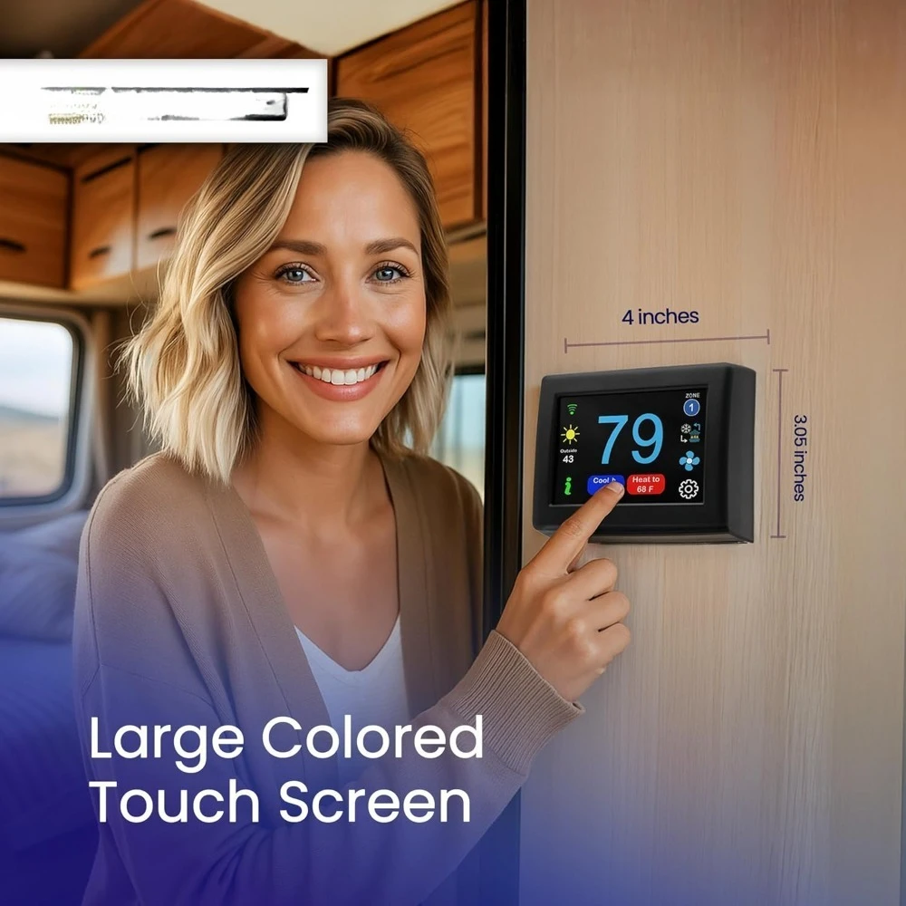استبدال ترموستات RV الرقمي عالي الجودة من EasyTouch قابل للبرمجة وموثوق به واي فاي وبلوتوث