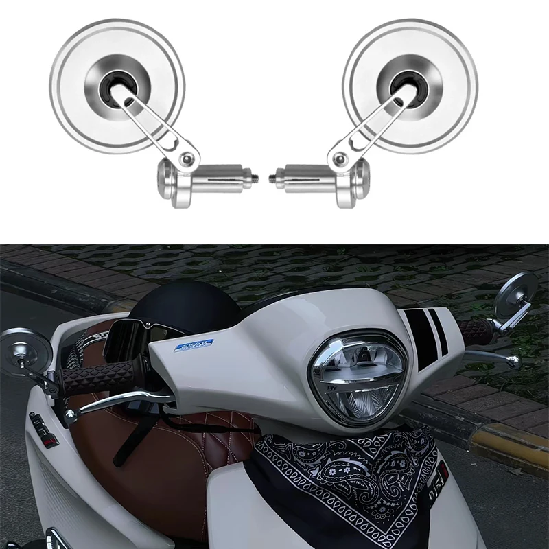 

For Vespa GT GTS GTV 60 125 200 250 300 300ie Primavera Print 150 S150 Gts Super Sport Tech 300 Handle Bar Mirrors Side Mirror