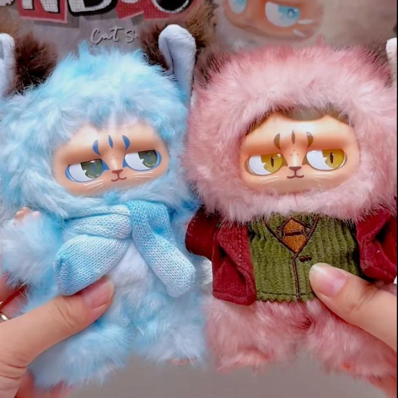 

MONBOO Show Time Series Blind Box Dark Style Surprise Bag Pendant Cute Keychain Plush Doll Trendy Toys Home Ornaments Decor Gift