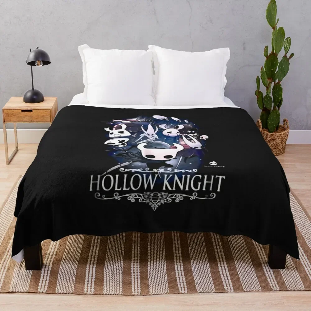 

Hollow Knight Merch Original Hollow Knight Throw Blanket wednesday Luxury Designer Flannel Fabric Blankets