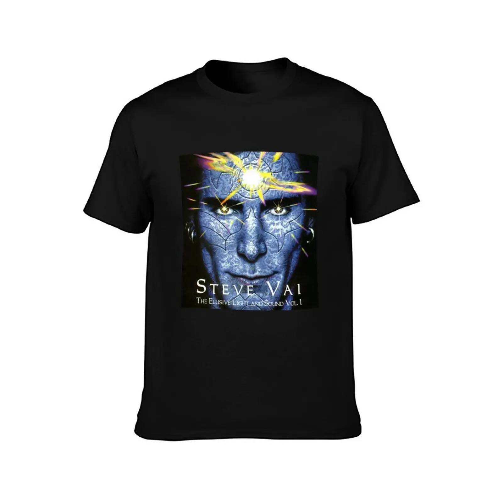Steve Vai the elusive light and sound volume T-Shirt Summer Casual Cotton Tee Oversized Streetwear Tops Vintage Graphic Print