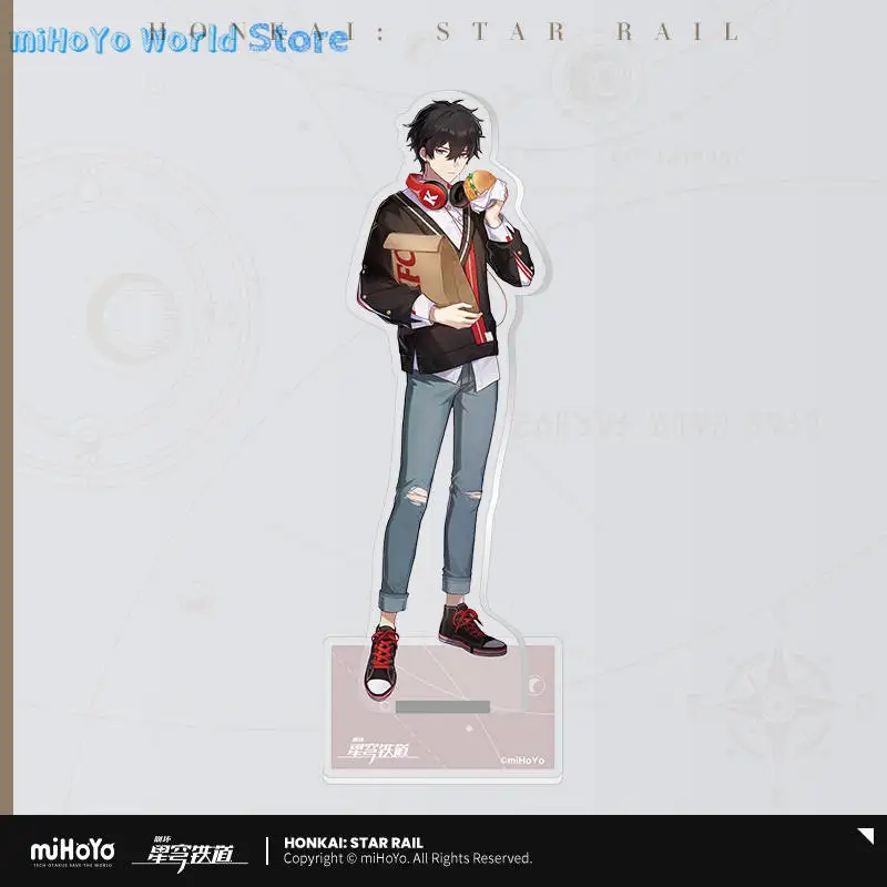 MiHoYo Official Genuine Honkai Star Rail Acrylic Original Authentic MWQH Series Acrylic Stand Dan Heng March 7th Pom-Pom Gifts