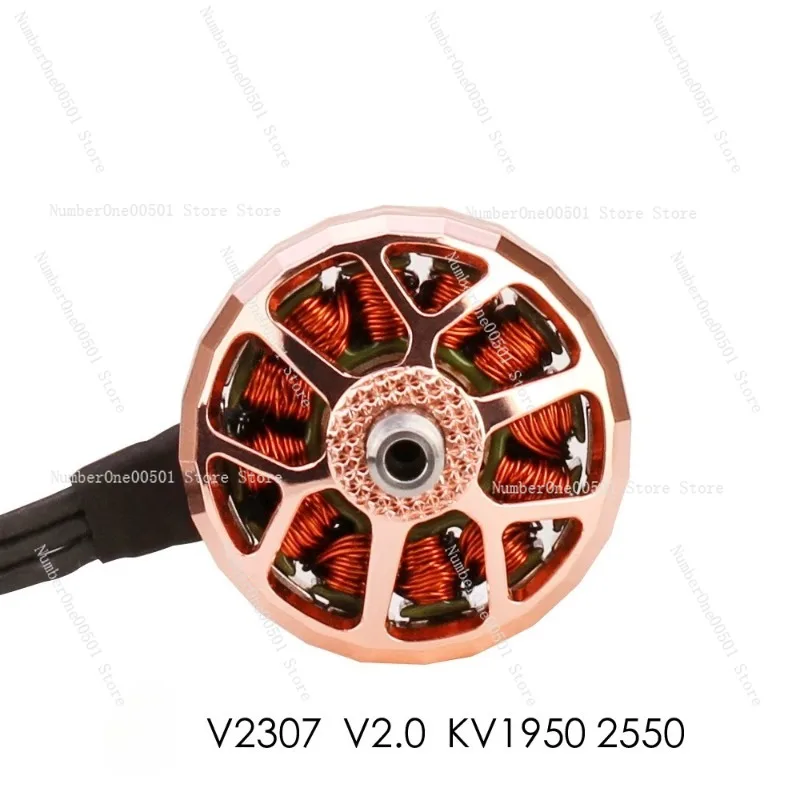 

Бесщеточный двигатель V2307 V2.0 KV1950 KV2550 для FPV-дронов