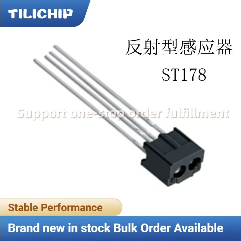 10PCS~20PCS Brand new ST178 Through-Hole DIP-4 Reflective Photoelectric Switch Infrared Sensor Original IC One-Stop