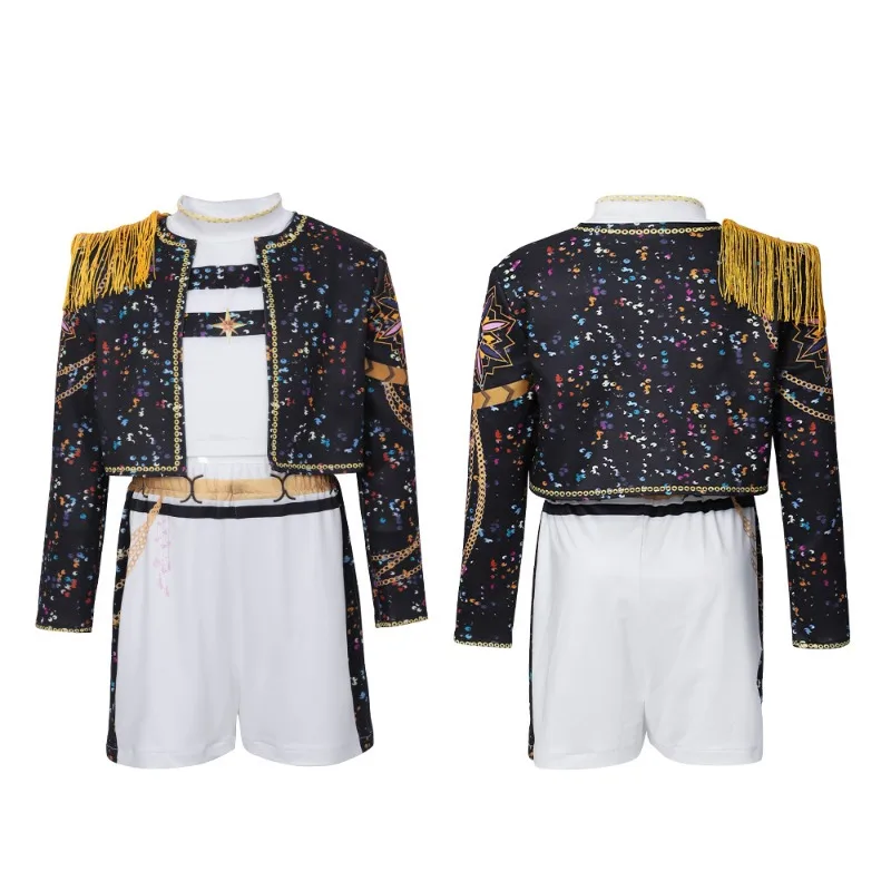 Trajes de desempenho de tendência de moda de Natal masculino e feminino Trajes de canto de desempenho de Halloween