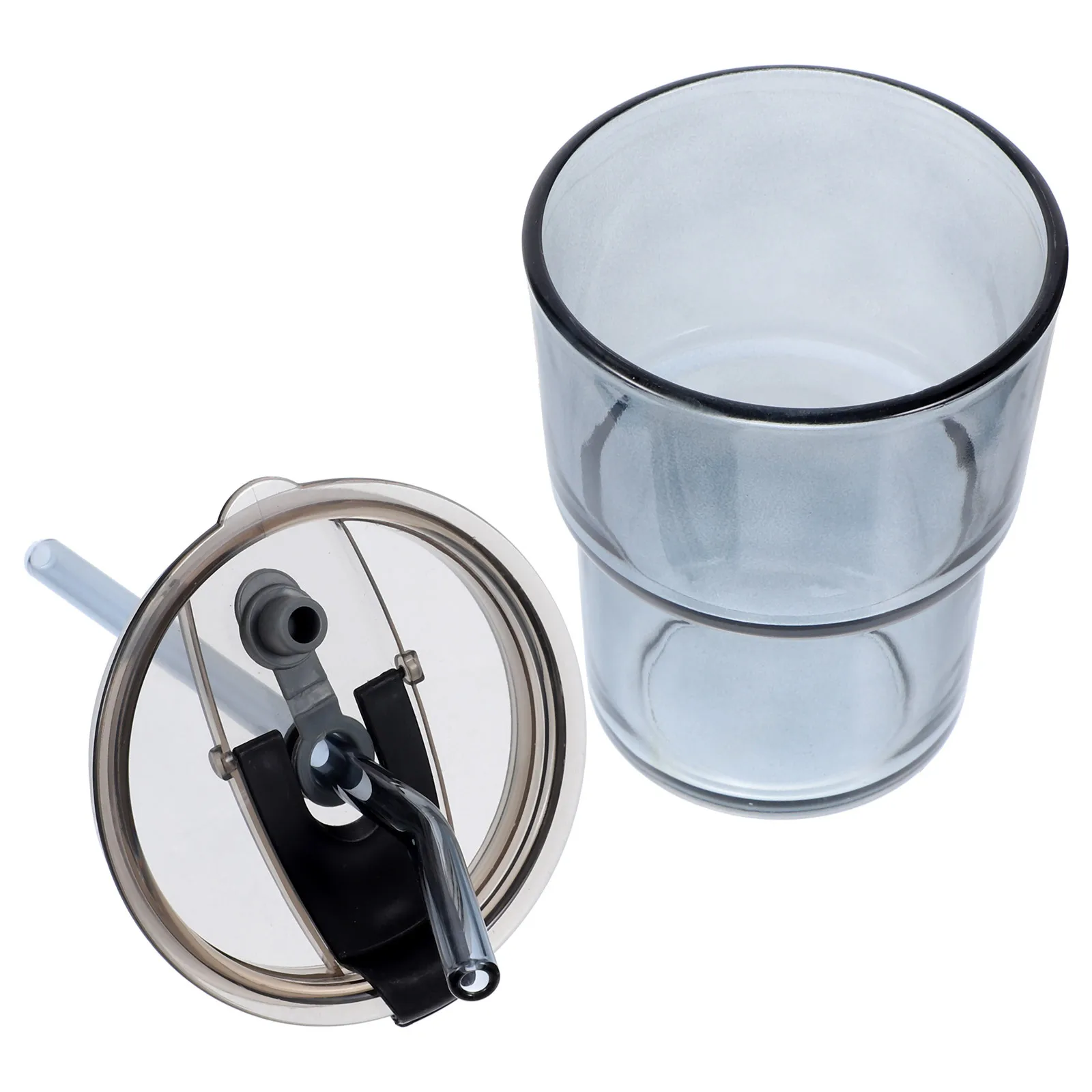 

Glass Juice Bottle with Straw and Lid Multipurpose Drink Container for Water Milk Yogurt Iced Coffee Glass Tumbler