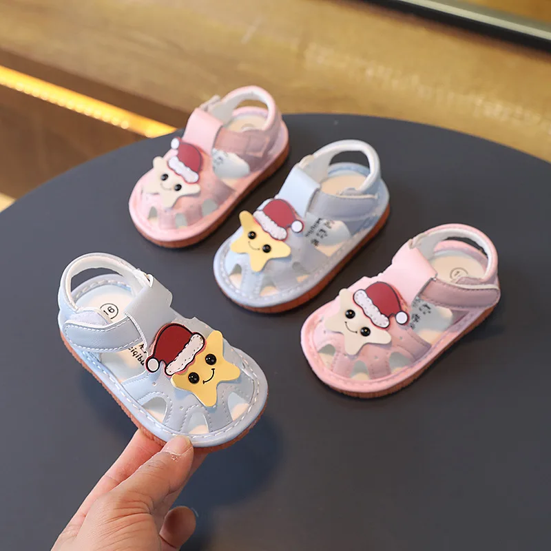 

Summer0-3Baby Girl Soft Bottom Toddler Breathable Sandals