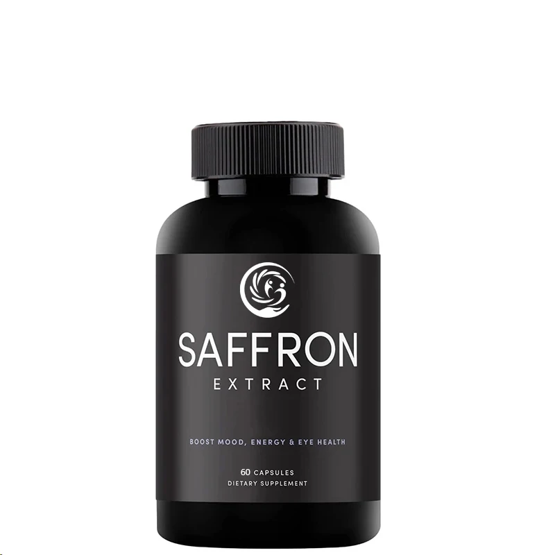 Saffron supplement-100% pure saffron extract mood enhancer, suitable for both men and women. Saffron capsules promote eye health