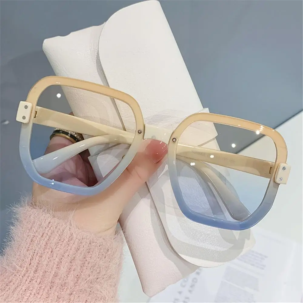 Classic Vintage Square Sunglasses Woman Gradient Mirror Frameless Sun Glasses Female Retro Fashion Rimless Oculos De Sol