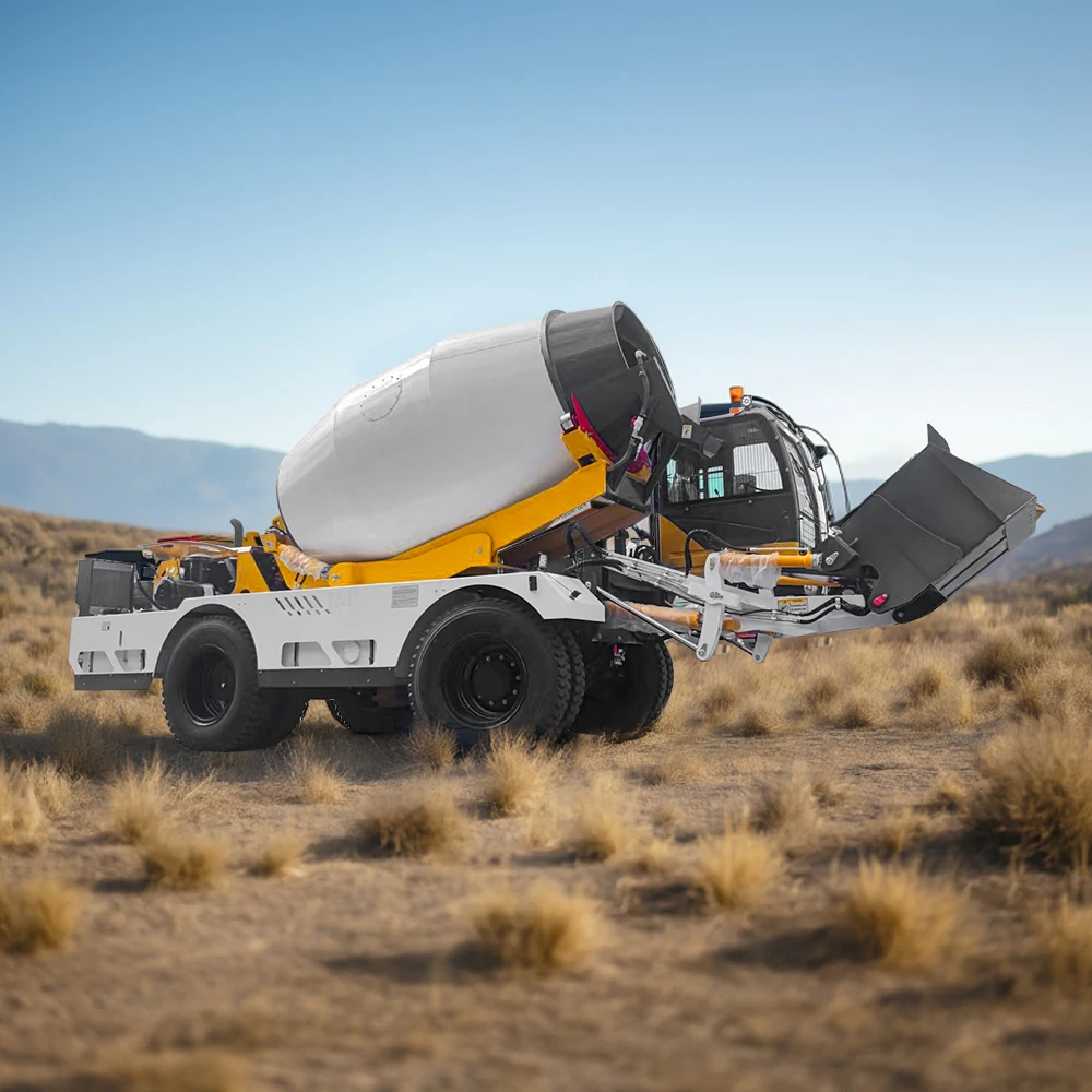 6.5 Cubic Meters Self-loading Concrete Mixer Truck Concrete Mixer Car Concrete Batch Plant