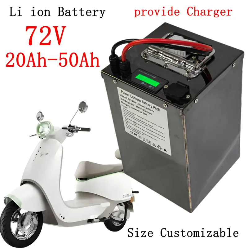 battery 72V 20Ah 30ah 35ah 40ah 50ah Lithium ion battery with bms for Two-wheeler Three-wheeler Vehicle