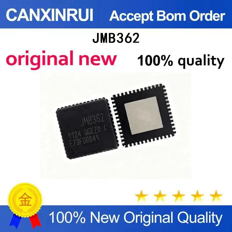 

(5-100 Pieces) JMB362-QGEZ0C silk screen JMB362 package QFN48 microprocessor controller chip IC