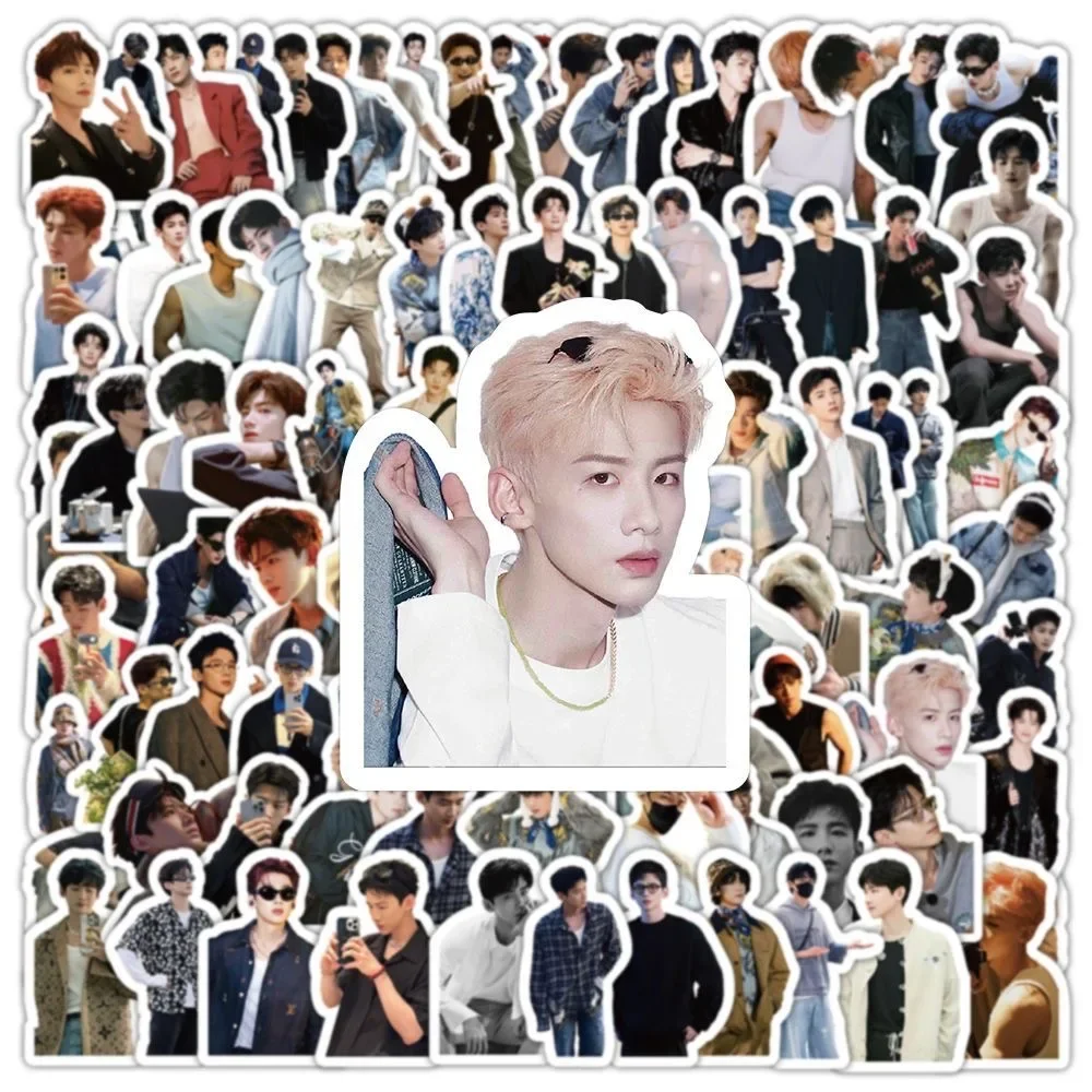 100PC/SET Bai Jingting Poster Humanoid Stickers Hot TV Character Drama Stills Hand Account Materials Pad Computer Cellphone DIY