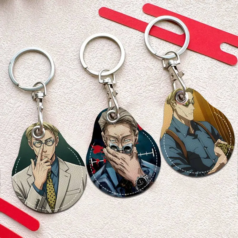 Anime Figure Nanami Kento Mini Water Drop Shape Community Access Card Holder Elevator Card Sensor Drop Card Protector Keychain