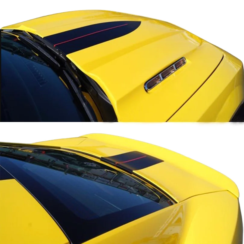 

Matt Hood Roof Tail Stripe Sticker Decal Sport Line Vinyl Blackout Wrap for 2010-2015 Chevrolet Camaro