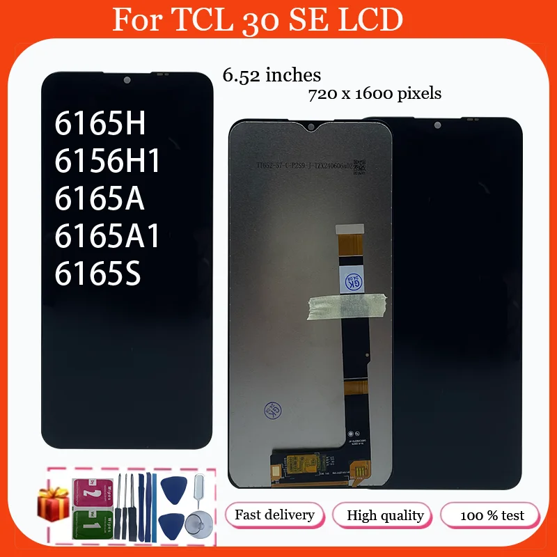 

ЖК-дисплей 6,52 дюйма для TCL 30 SE для TCL 30SE 6165H 6156H1 6165A 6165A1 6165S