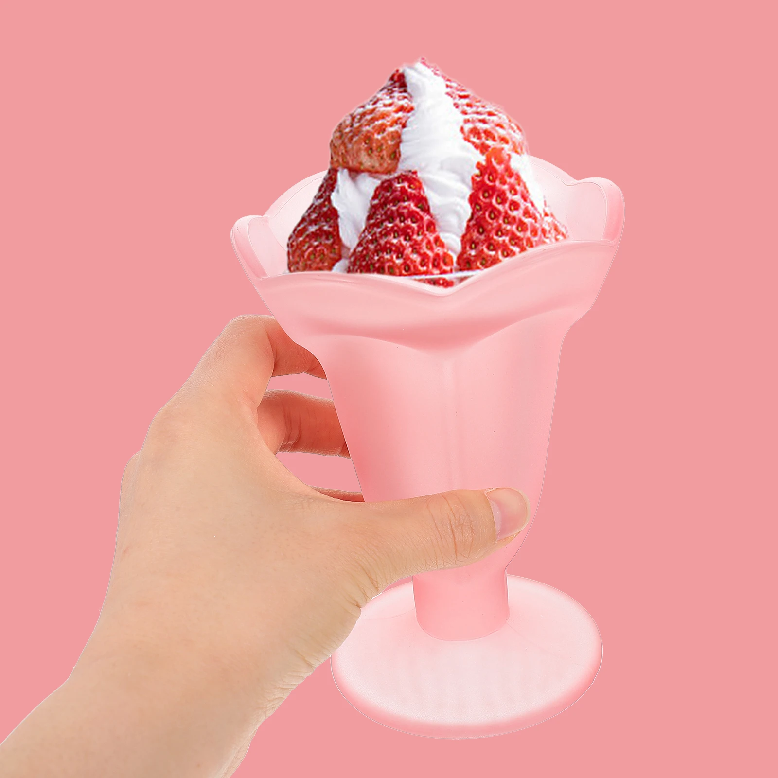 

Colored Glassware Dessert Cup Ice Cream Bowls S blasted Glass Cups For Parties Restaurants Bars Homes Kitchen