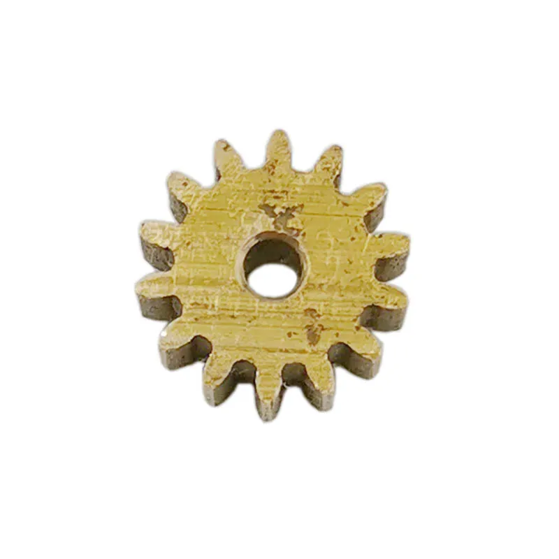 14T 0.6M OD=9.6mm Copper gear toy model machine motor parts 14 teeth brass pinion 142A 143A 143.17A 144A