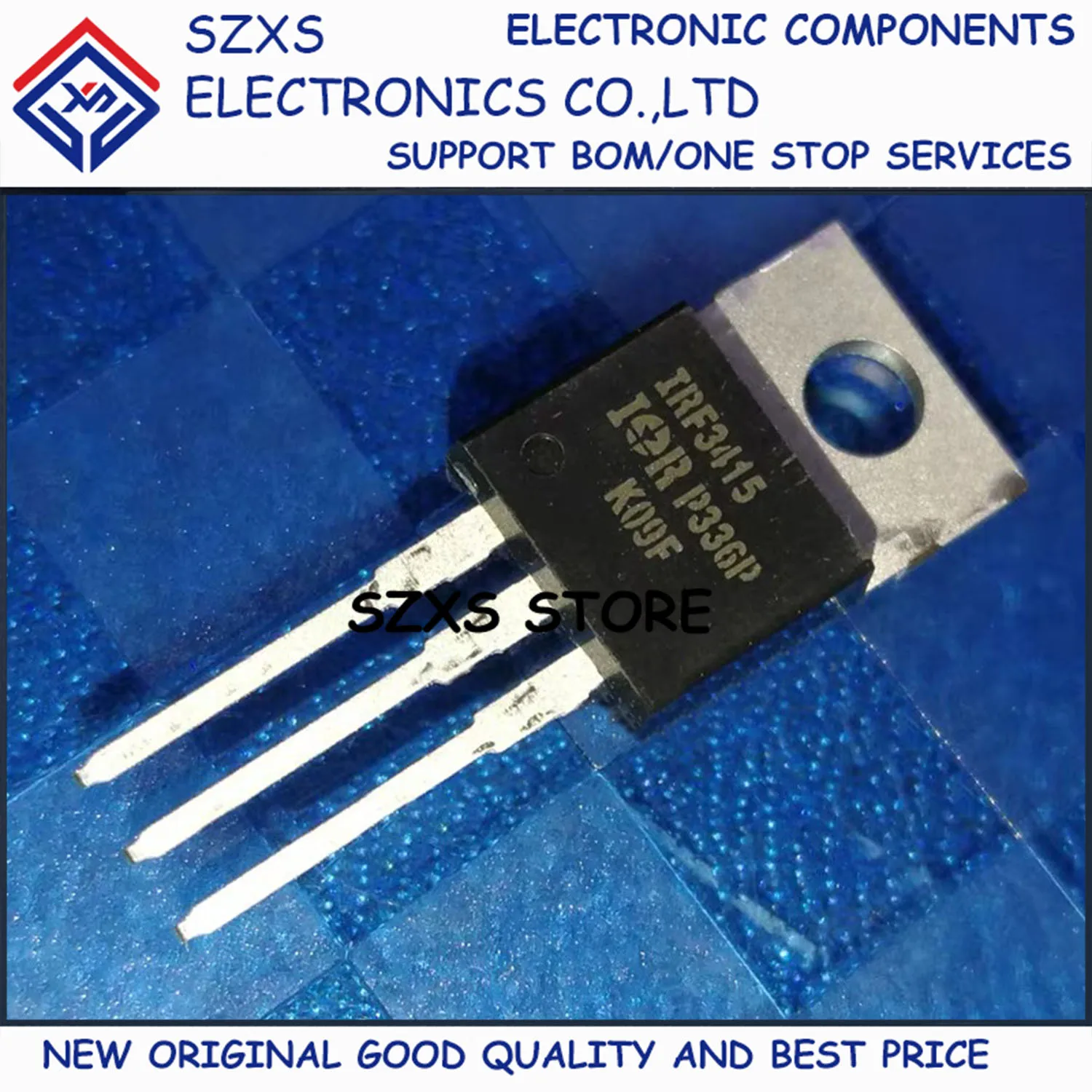 

New Original 10Pcs IRF3415PBF IRF3415 TO-220 150V 43A MOSFET Field Effect Transistor In Stock Electronic Components Good Quality