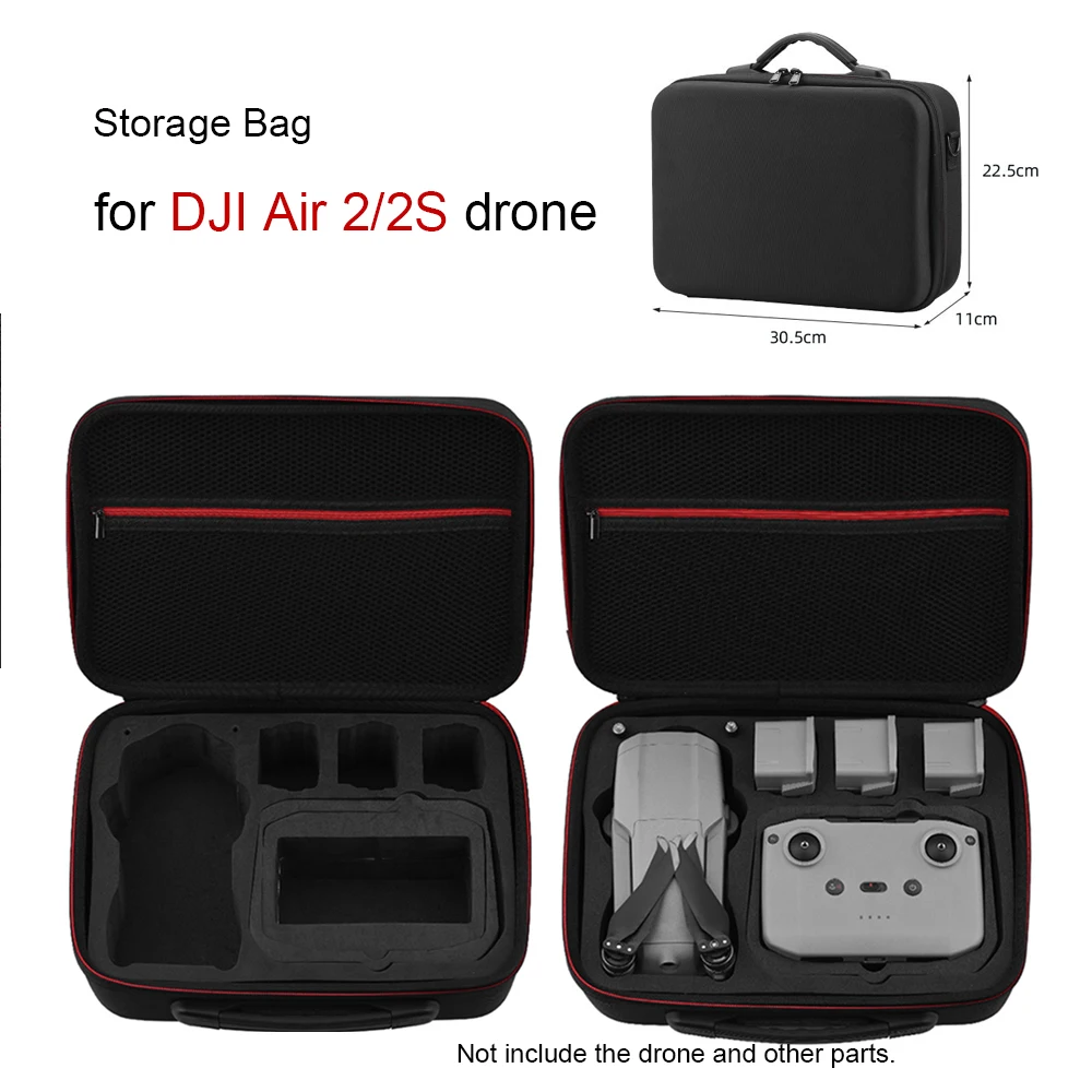 

For DJI Air 2/2S Storage Bag Portable Handbag Carrying Case Box for Drone Remote Control Accessories