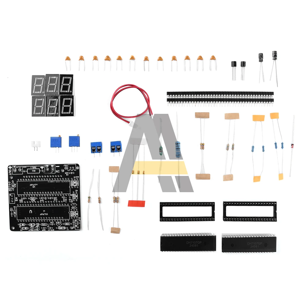 ICL7107 Digital DC voltmetro e Ampere kit fai da te DC 0-200V 2A 7.9CM * 7.3CM kit di saldatura amperometro con Display digitale fai da te