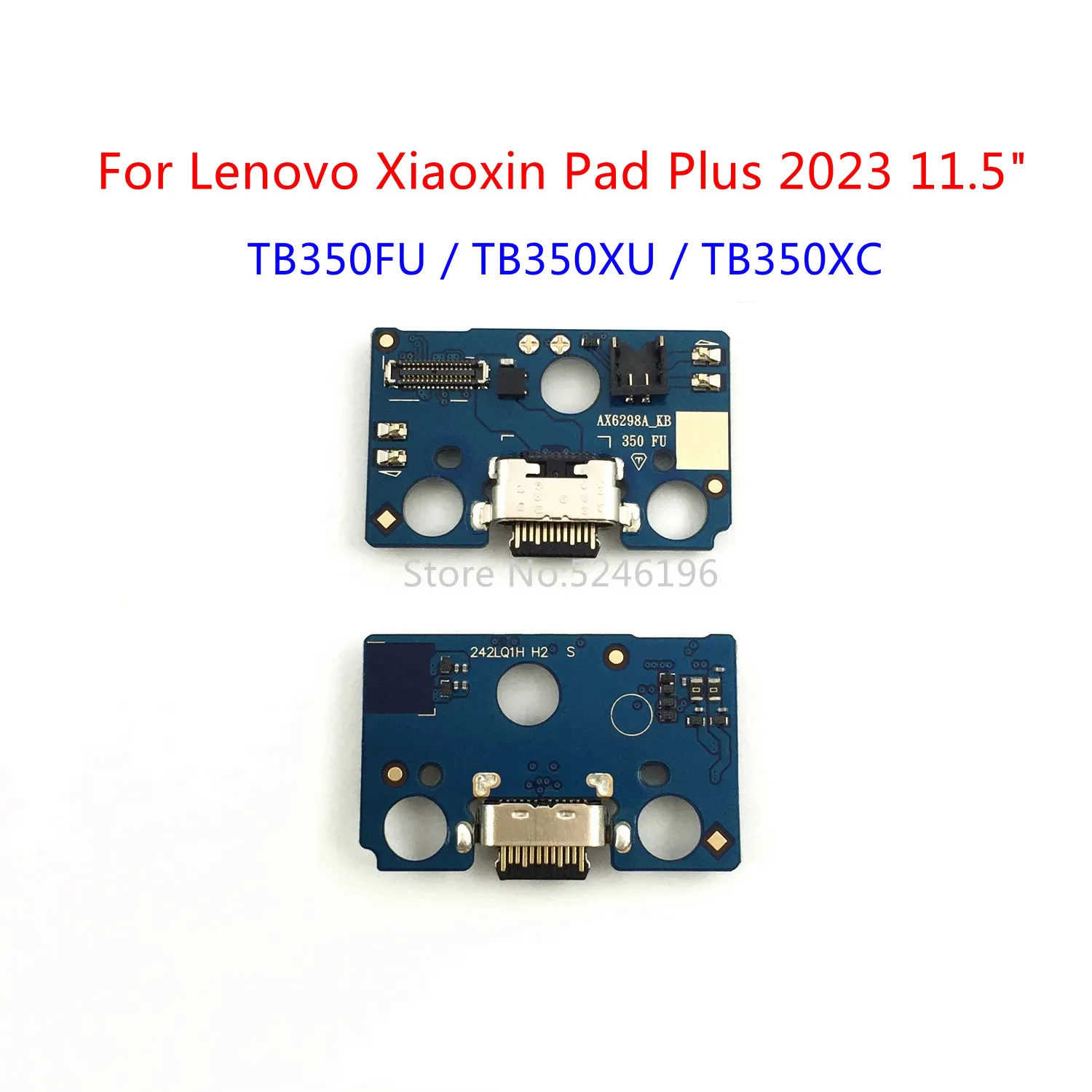 

1 шт. USB-порт для зарядки, разъем для зарядного устройства для Lenovo Xiaoxin Pad Plus 2023 11,5 "TB350FU TB350XU TB350XC, запасная часть