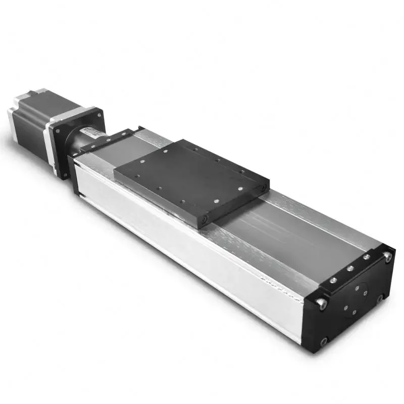100KG Load Capacity Ball Screw Motorized Linear Slide Guide Rail