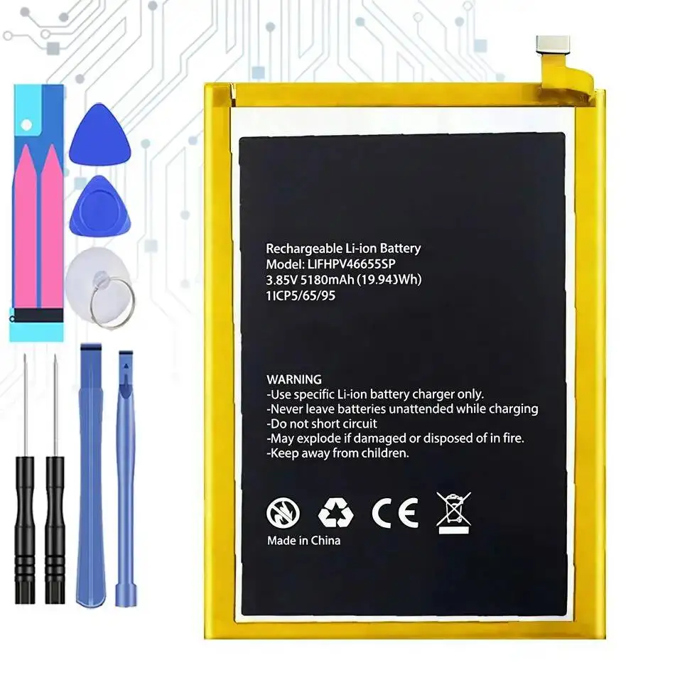 

5180Mah For Blackview Oscal C80 LIFHPV466595P Mobile Phone Battery Reliable Power Supply Fast Charging