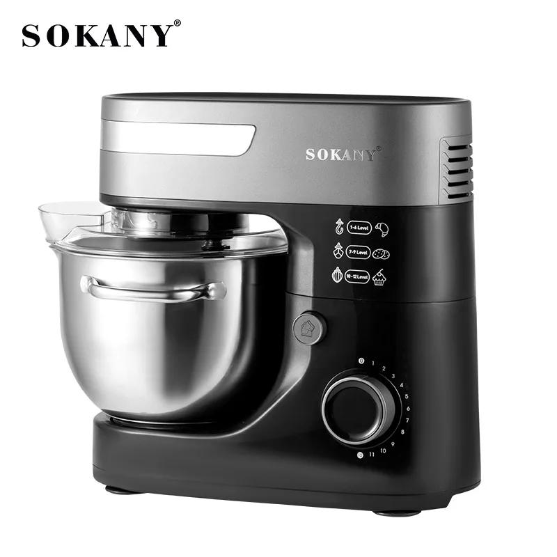 Sokany-Robot procesador de alimentos multifuncional para cocina, máquina para cocinar, amasar, amasar, Amasar, mezclar harina, 9107S