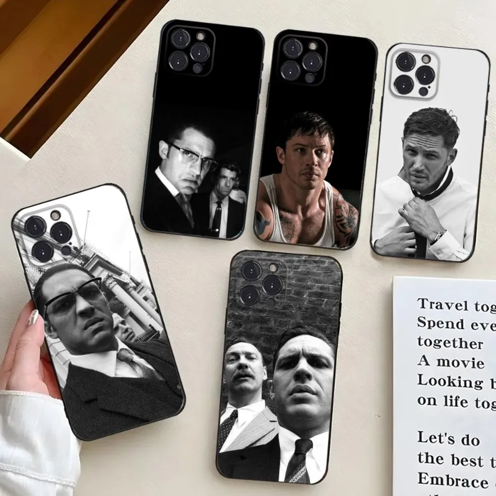 Tom actor Hardy Phone Case For iPhone 16,15,14,13,12,11,Pro,X,XS,Max,XR,Plus,Mini Black Silicone Soft case