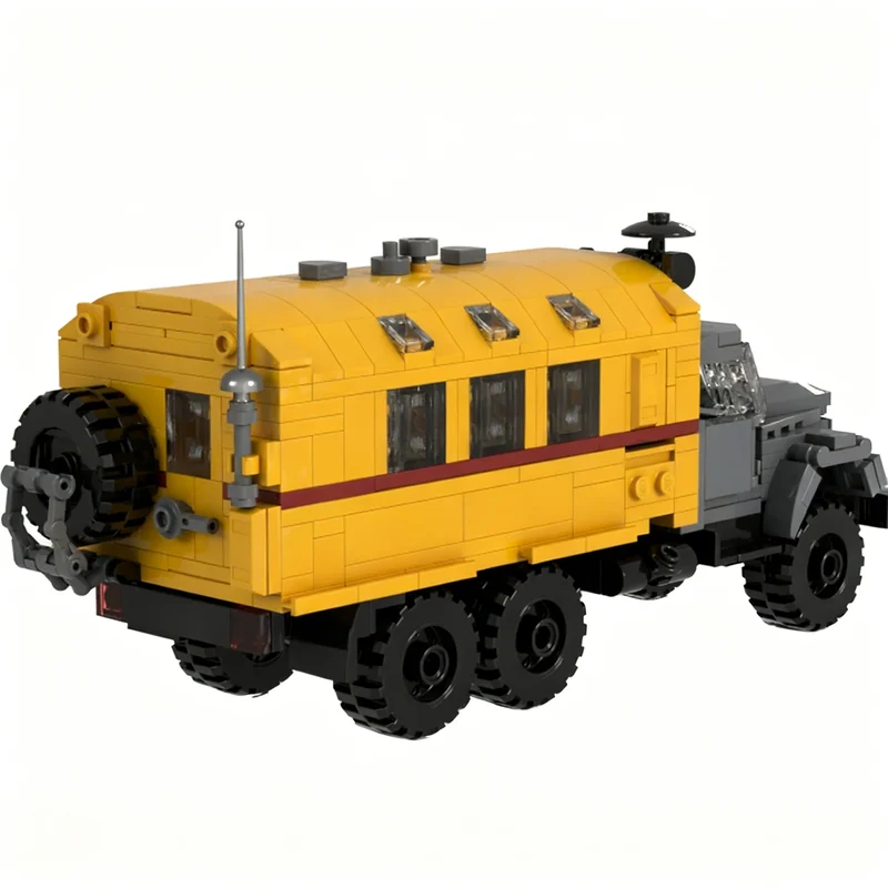 525 elementów MOC ZIL Urząd Technicznego Ratownictwa, model do składania, klocki, zabawka architektoniczna, prezent na Boże Narodzenie, kreatywne DIY, edukacja