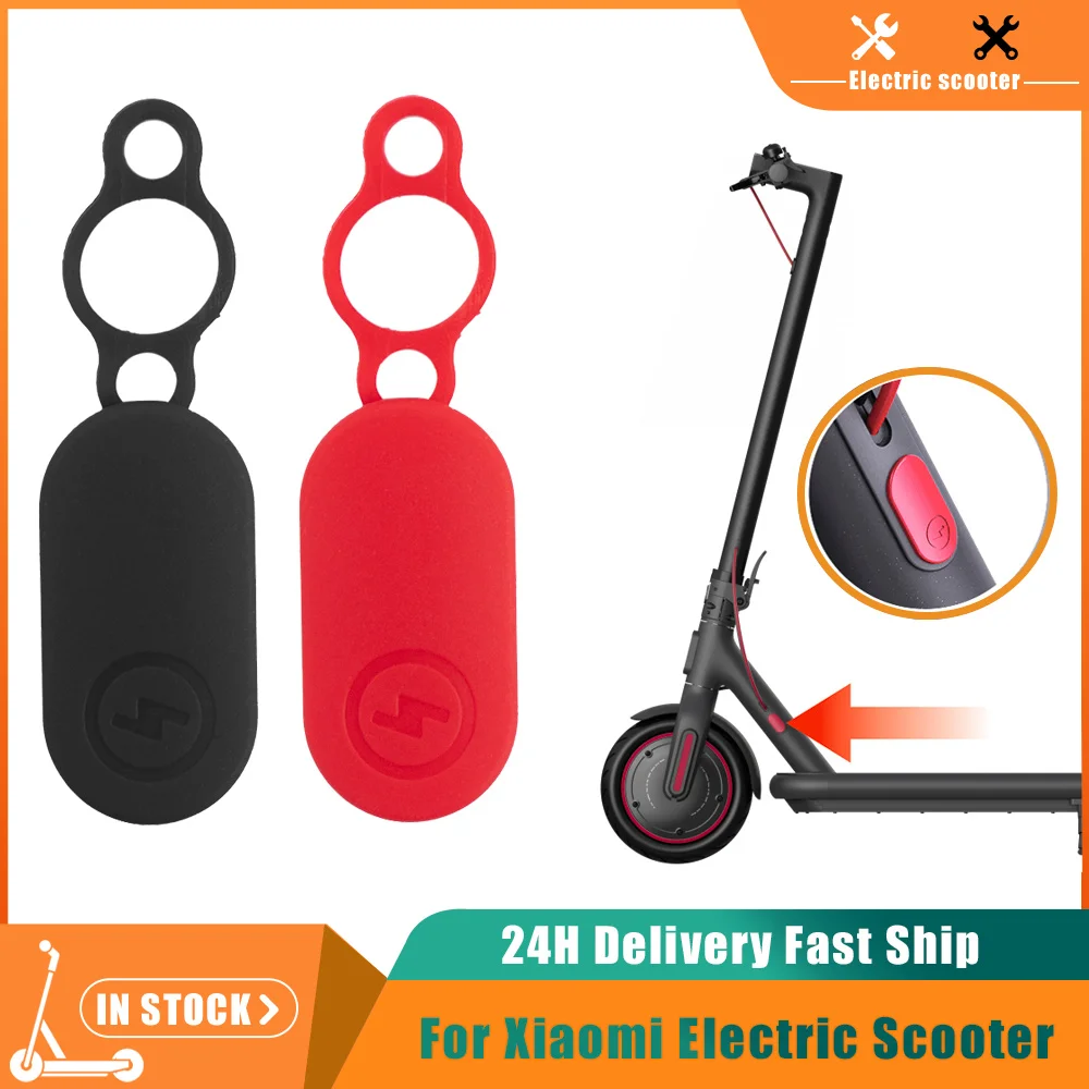 Battery Charging Port Dust Plug Rubber Case Charger Cover for Xiaomi Electric Scooter 4 Pro Battery Power Replacement Parts