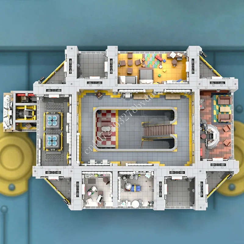 10988 PCS Post-apocalyptic Underground Bunker Interior Scene Architecture Building Blocks Model Style Vault Base for Adults
