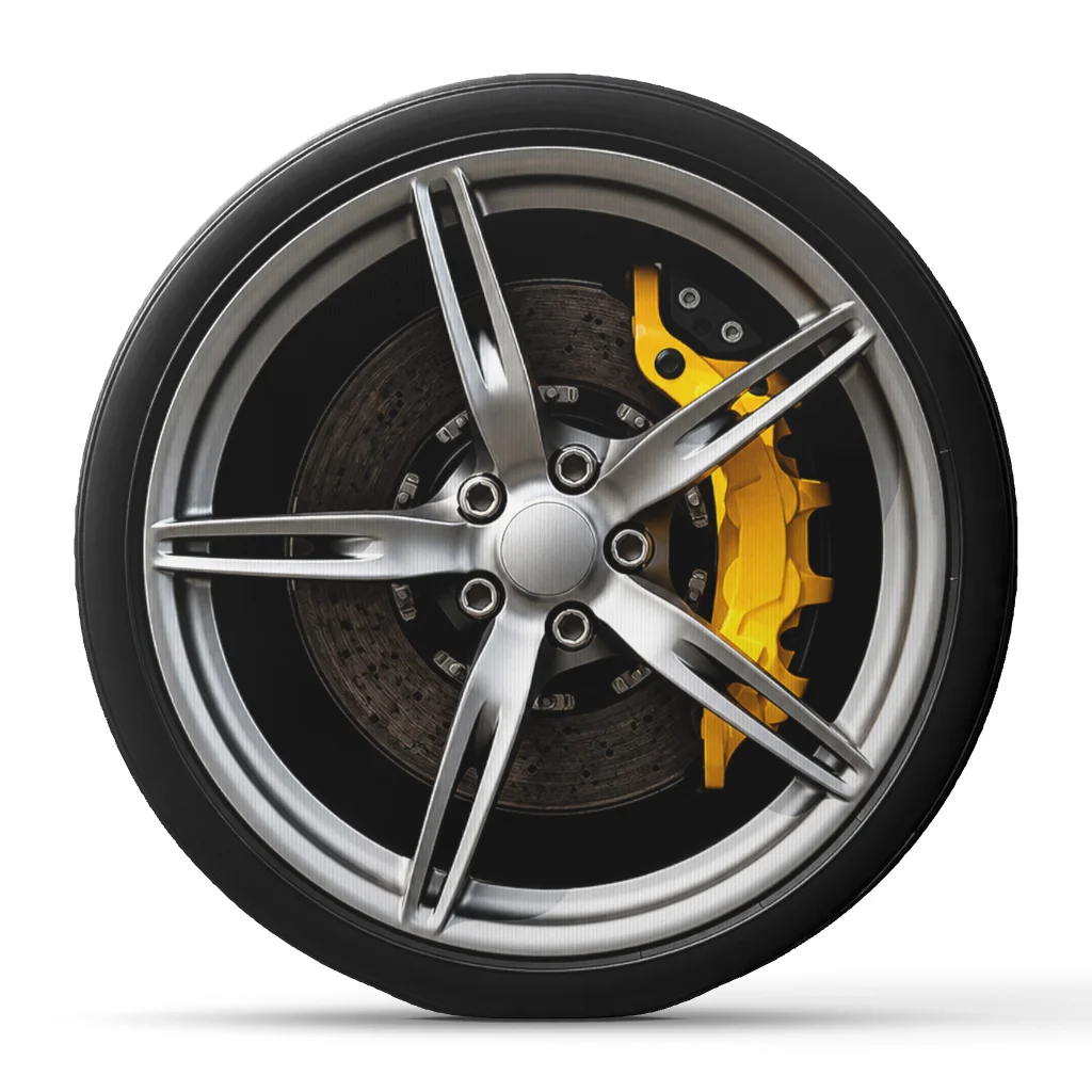 Performance Car Wheel Throw Pillow Alloy Rim Cushion Brake Caliper Stuffed Decorative Pillow for Automotive Home Decor Sofa