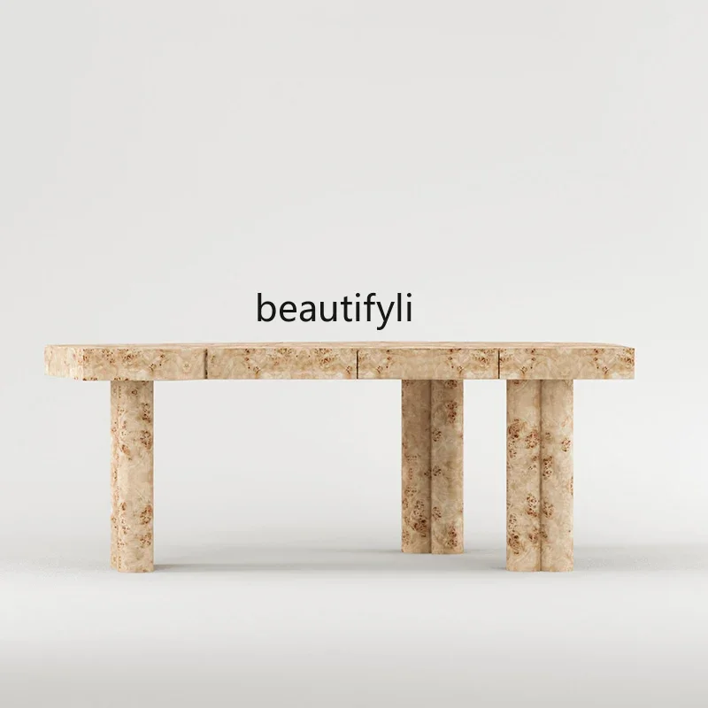 

Nordic Style Solid Wood Desk Light Luxury and Simplicity Workbench Creative Writing Desk